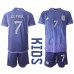 Cheap Argentina Rodrigo de Paul #7 Away Football Kit Children World Cup 2022 Short Sleeve (+ pants)